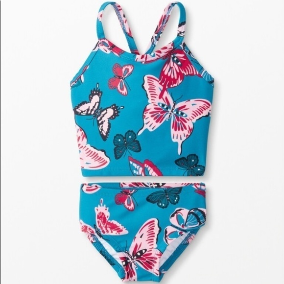 Hanna Andersson Tankini Set Bold Butterfly Size 3 (90)
